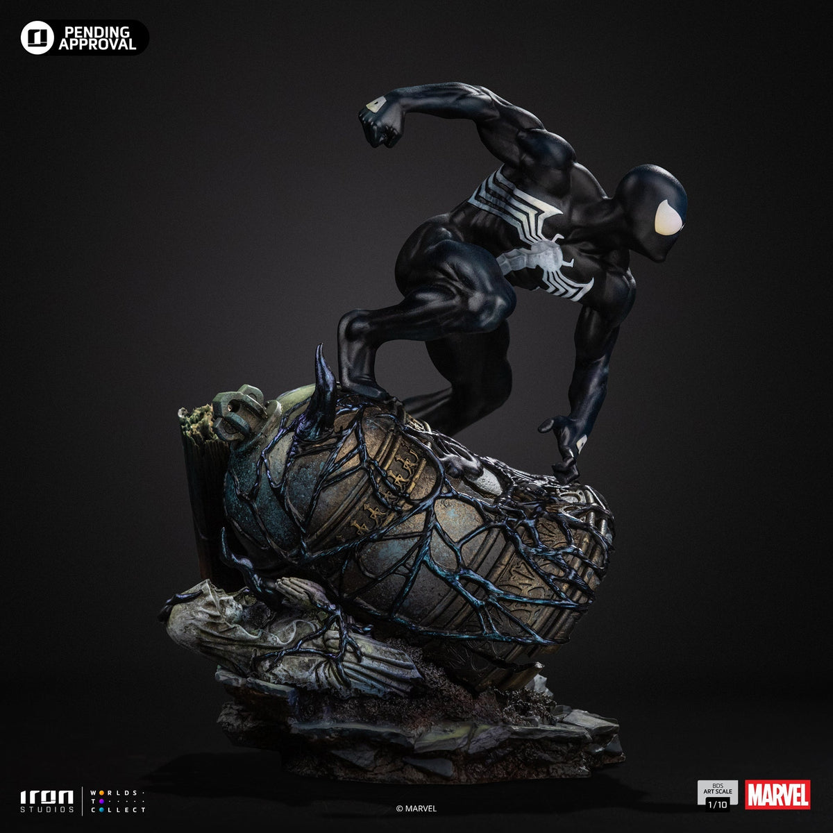 Pre-Order - Statue Spider-Man Black - Marvel Comics - BDS Art Scale 1/10 - Iron Studios