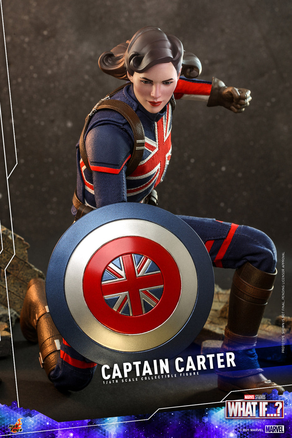 Hot Toys Captain Carter 1/6 Scale Action Figure