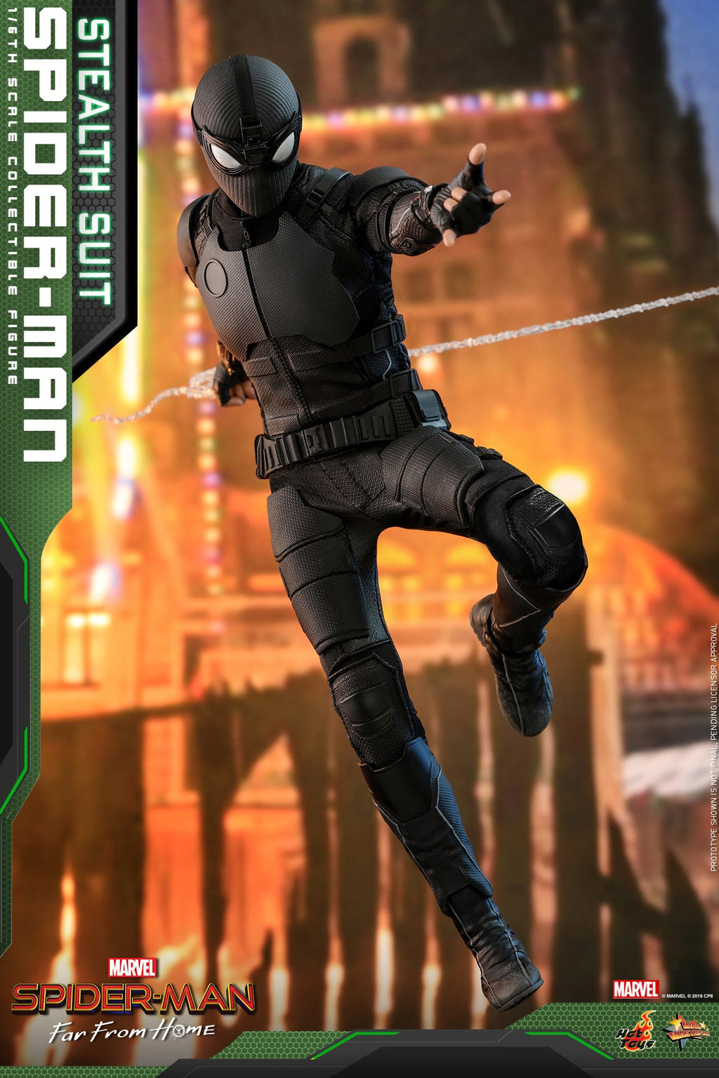 Hot Toys Spider-Man (Stealth Suit) 1/6 Scale Action Figure